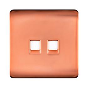 ART-2TLPCPR  Twin Telephone Copper